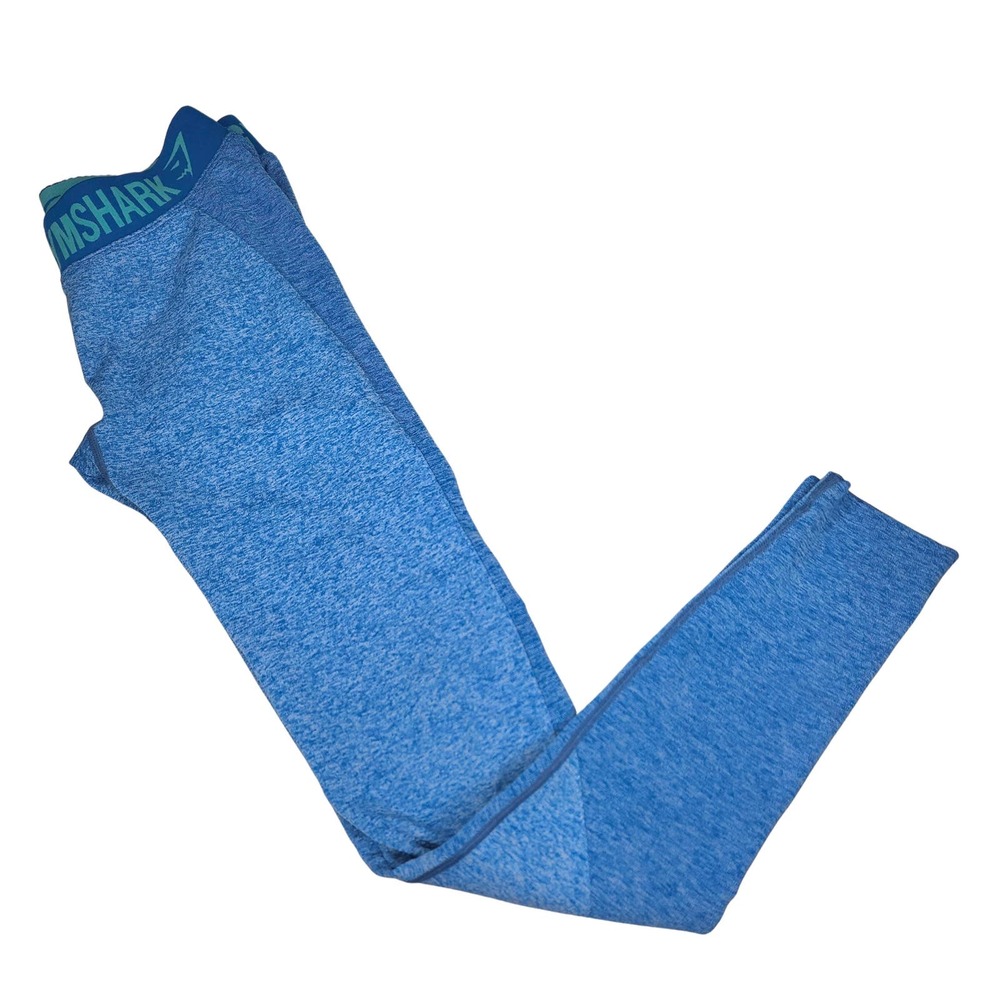 Gymshark Flex Leggings in Blueberry Marl Marine Blue